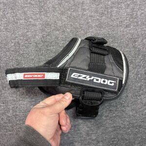 EzyDog Convert Dog Harness Medium Charcoal Grey Reflective Adjustable
